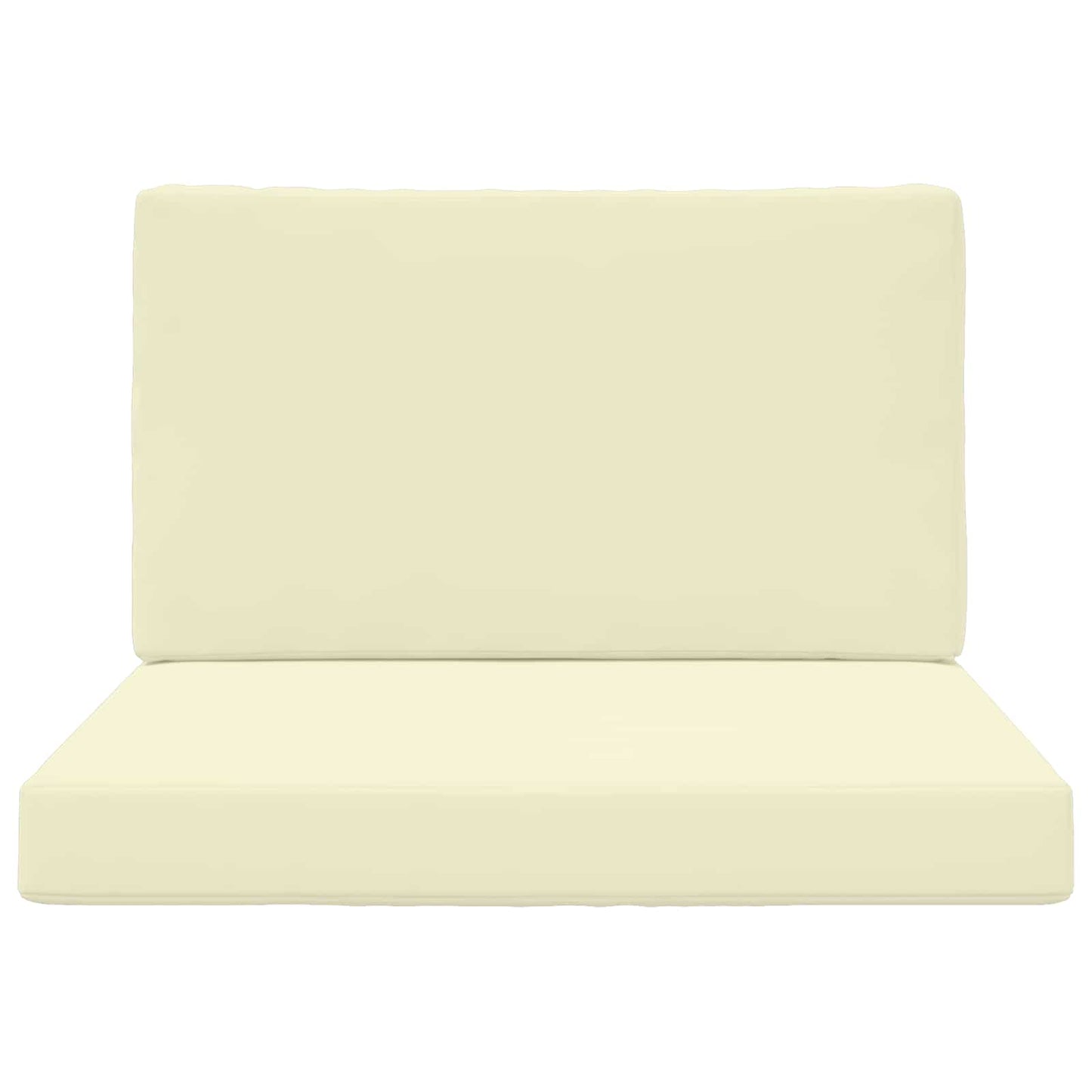 Udendørs Sofa Pude 2 pcs Creme Polyester