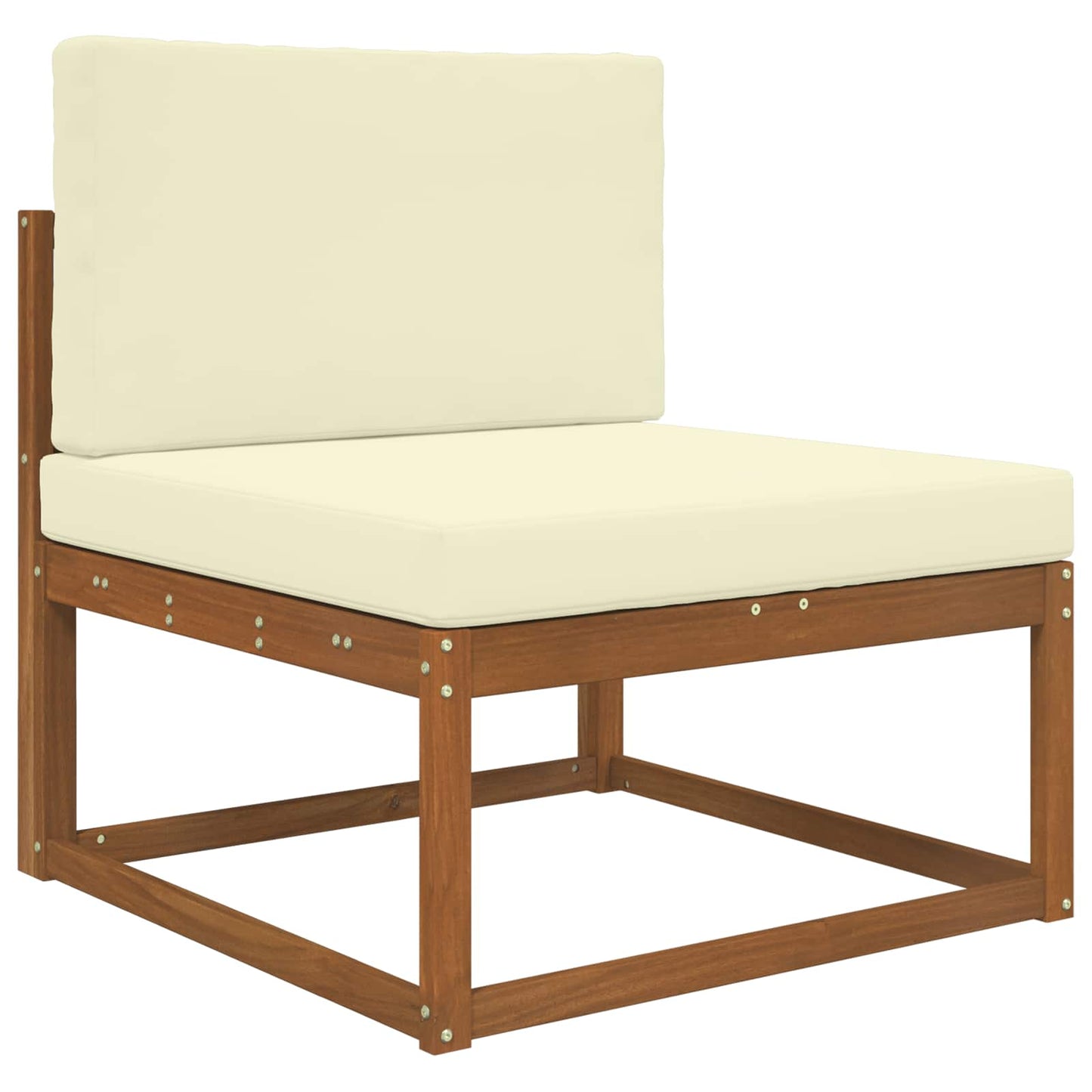 Udendørs Sofa Pude 2 pcs Creme Polyester