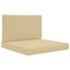 Udendørs Sofa Pude 2 pcs Beige Polyester