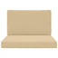 Udendørs Sofa Pude 2 pcs Beige Polyester