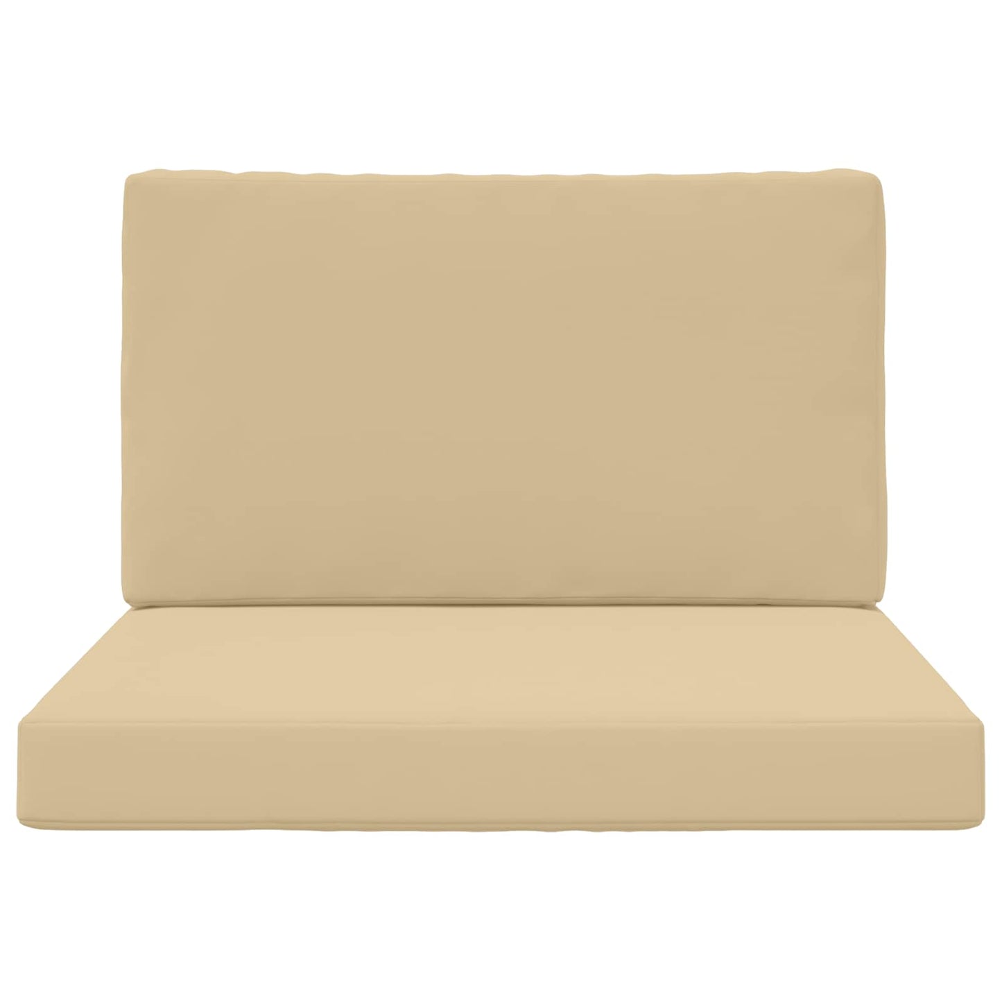 Udendørs Sofa Pude 2 pcs Beige Polyester