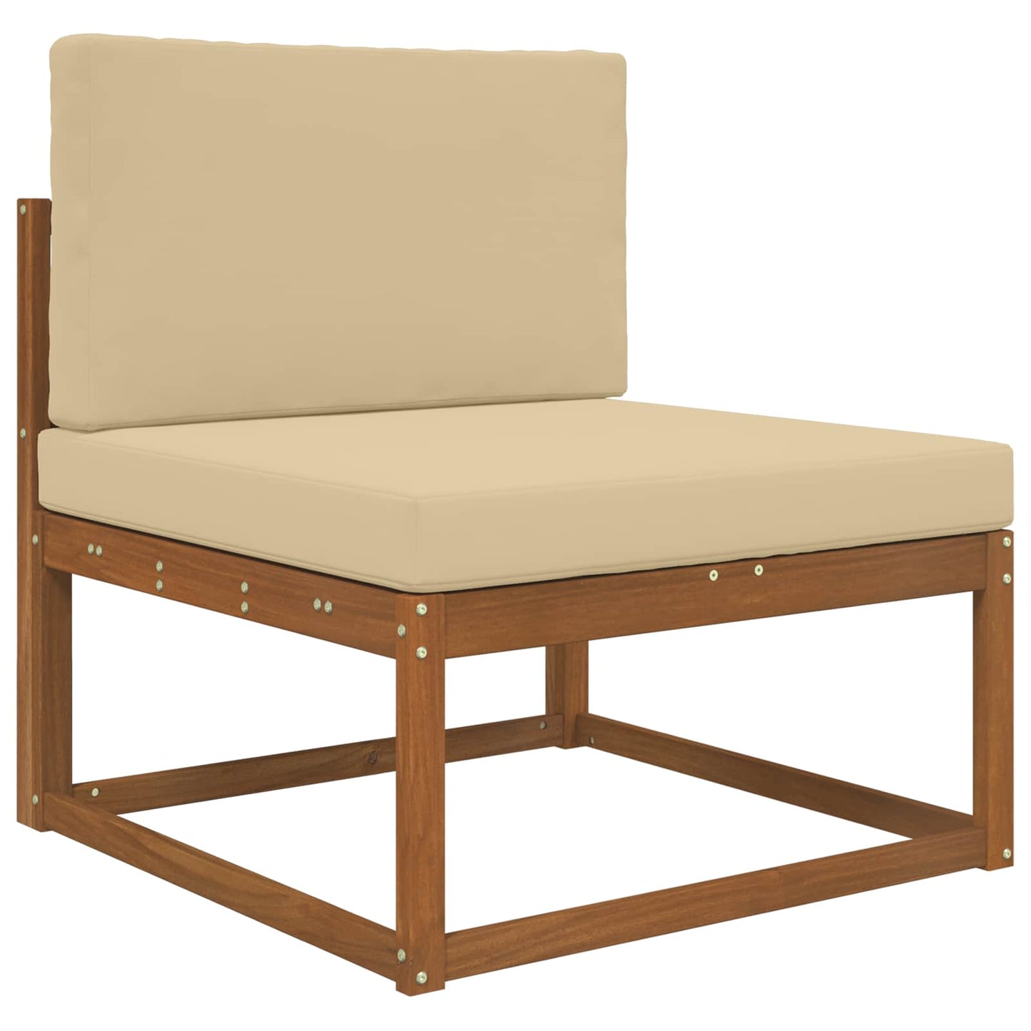 Udendørs Sofa Pude 2 pcs Beige Polyester