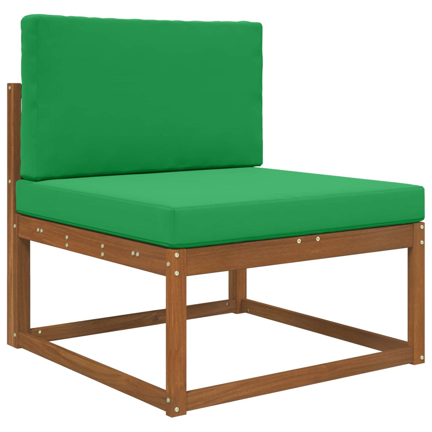 Udendørs Sofa Pude 2 pcs Grøn Polyester