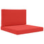 Udendørs Sofa Pude 2 pcs Rød Polyester