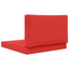 Udendørs Sofa Pude 2 pcs Rød Polyester
