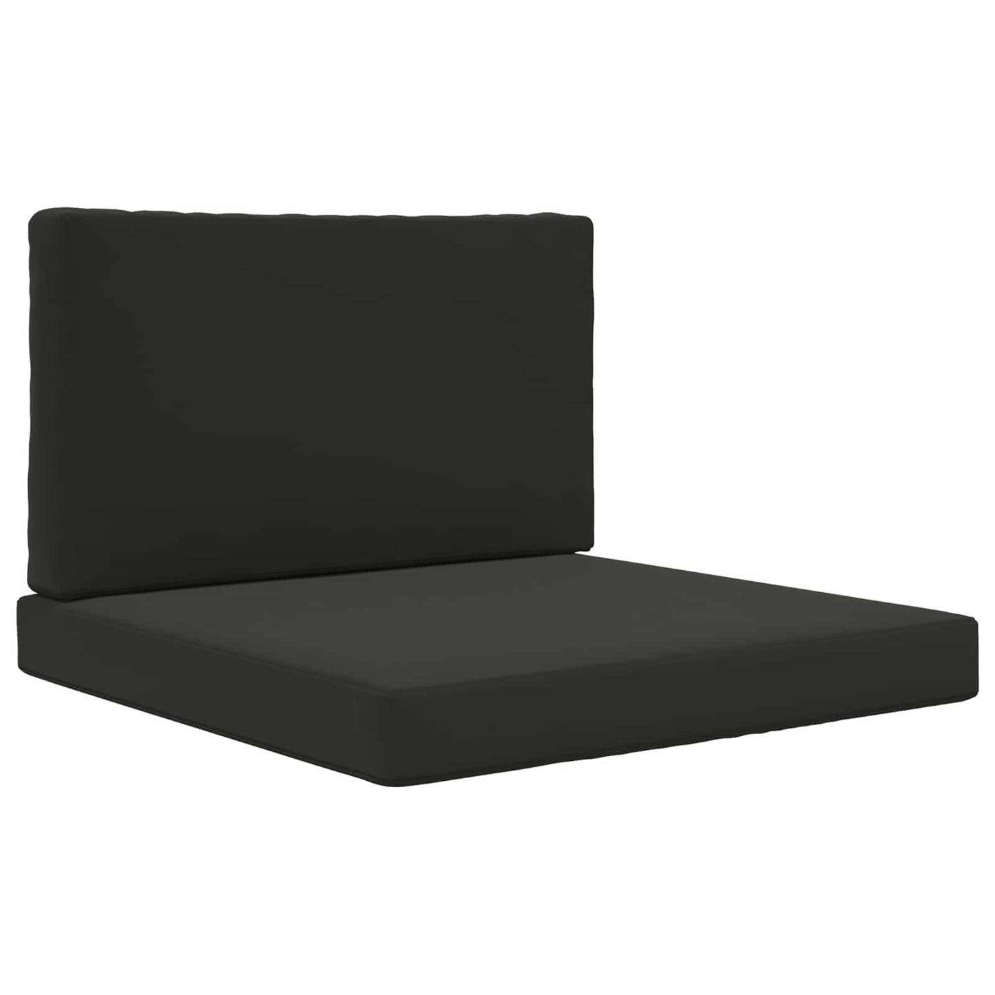 Udendørs Sofa Pude 2 pcs Sort Polyester