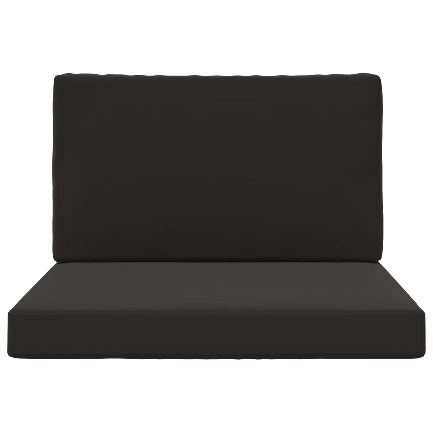 Udendørs Sofa Pude 2 pcs Sort Polyester