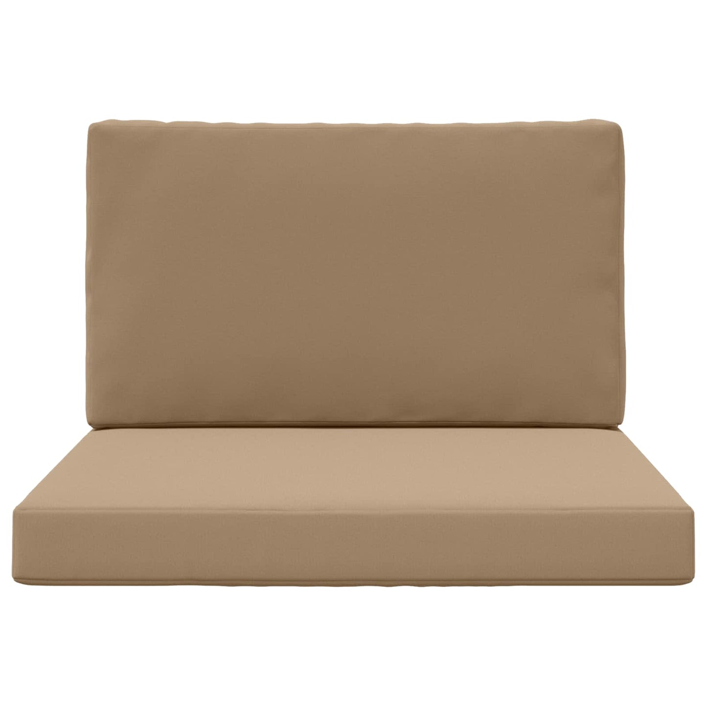 Udendørs Sofa Pude 2 pcs Gråbrun Polyester