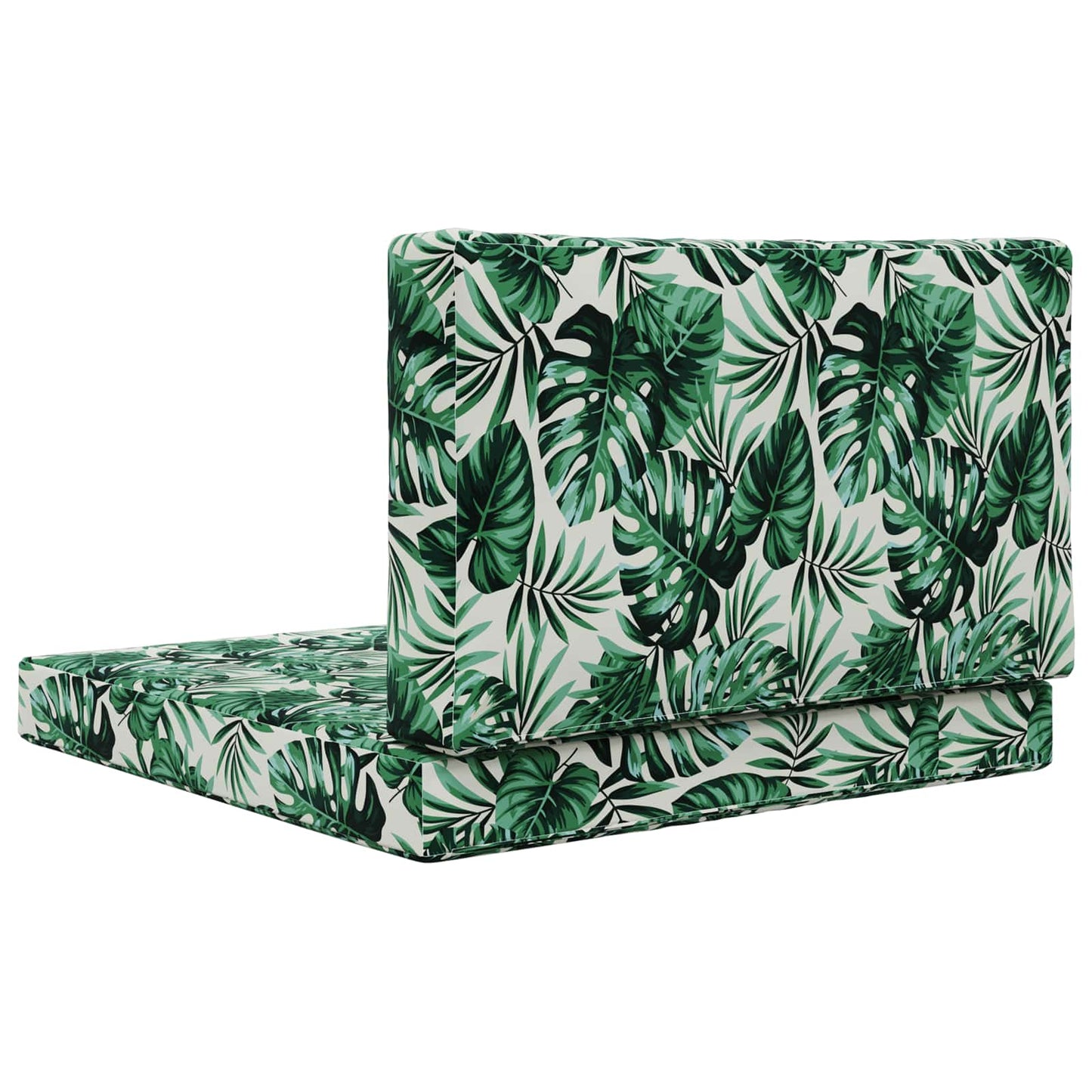 Udendørs Sofa Pude 2 pcs Bladmønster Polyester