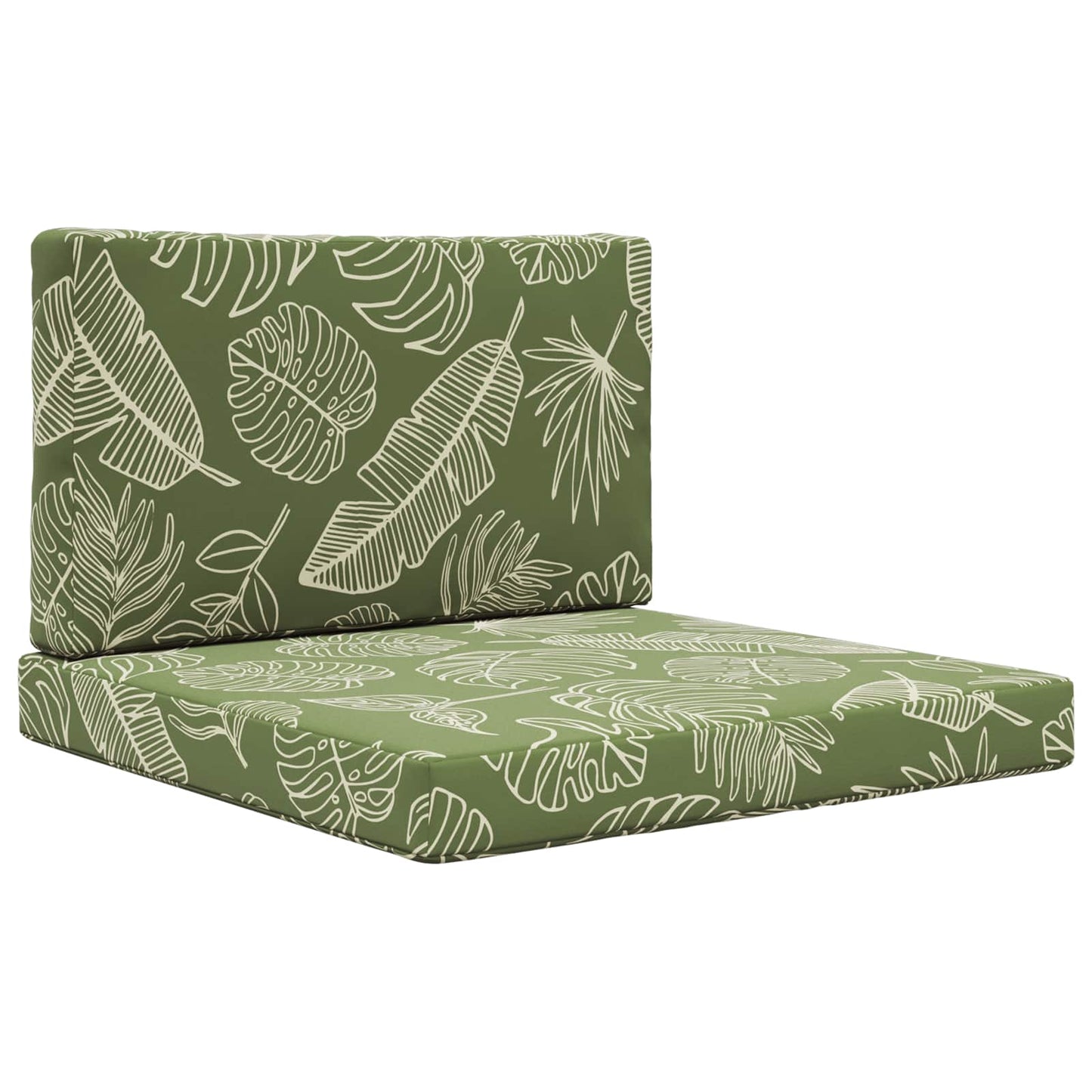Udendørs Sofa Pude 2 pcs Bladdesign Polyester