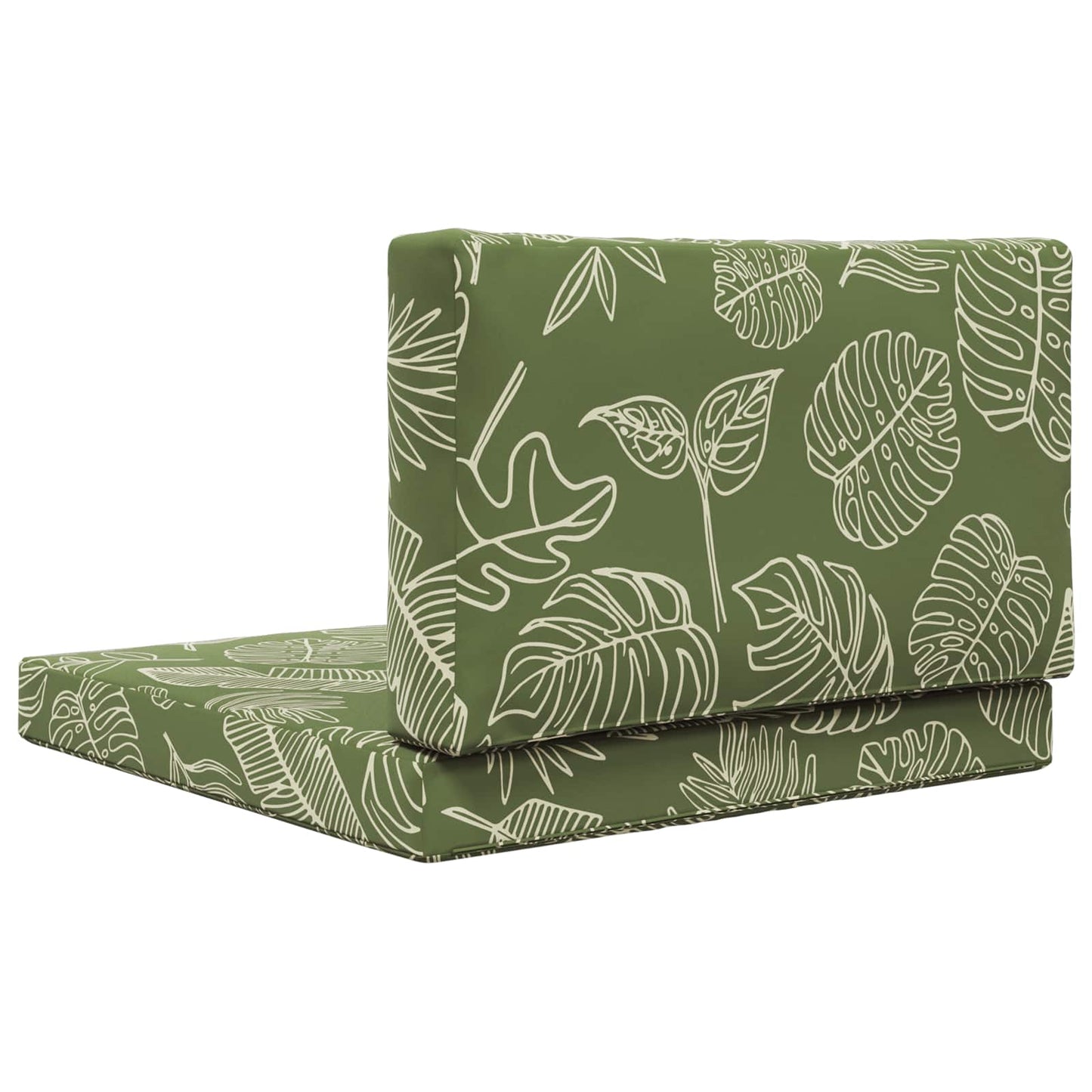 Udendørs Sofa Pude 2 pcs Bladdesign Polyester