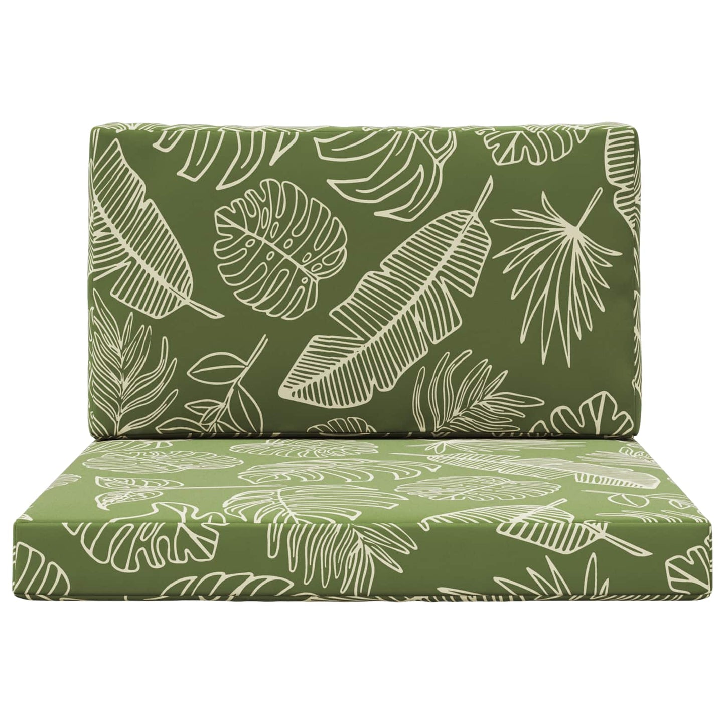 Udendørs Sofa Pude 2 pcs Bladdesign Polyester