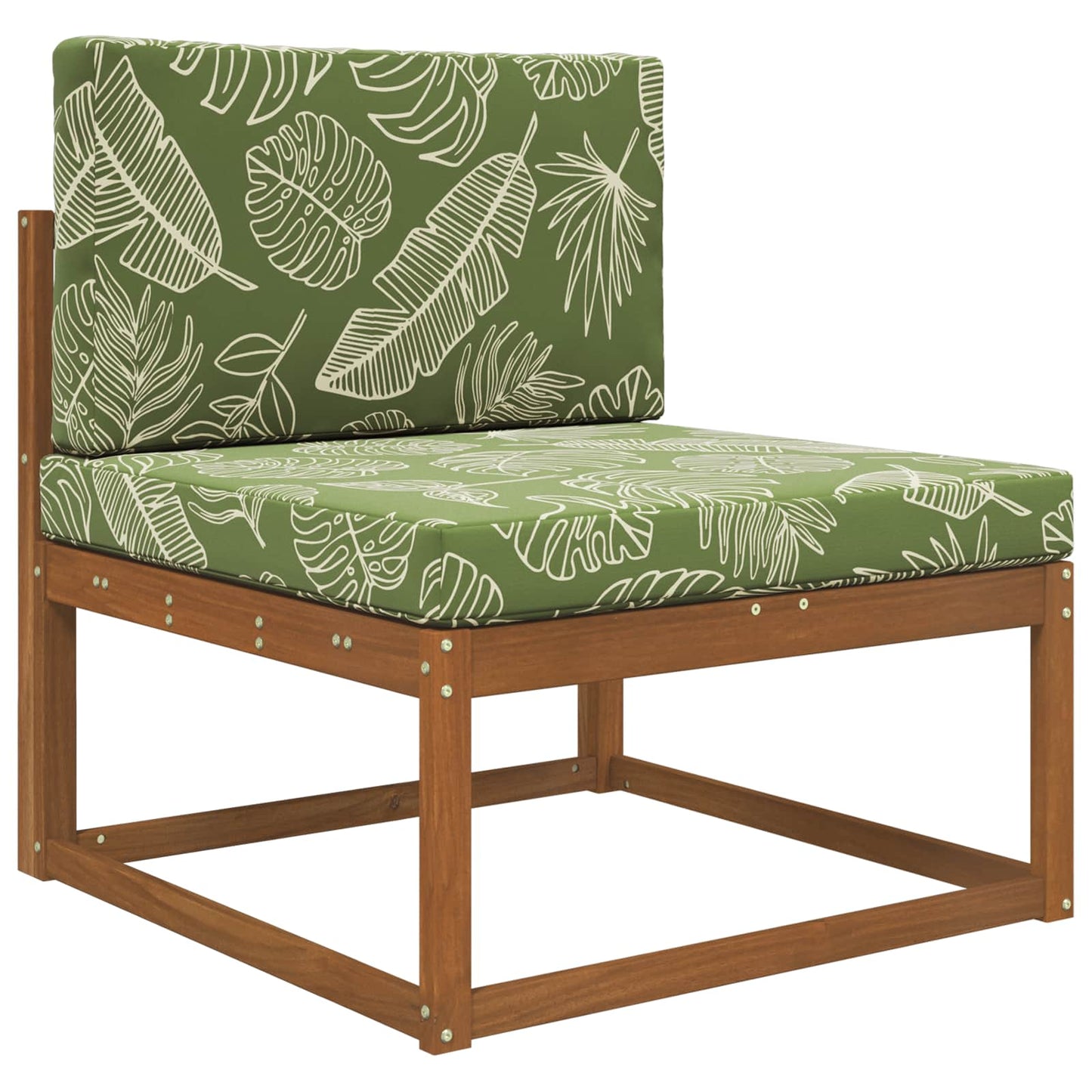 Udendørs Sofa Pude 2 pcs Bladdesign Polyester