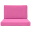 Udendørs Sofa Pude 2 pcs Lyserød Polyester