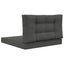 Udendørs Sofa Pude 2 pcs Antracit Polyester