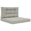 Udendørs Sofa Pude 2 pcs Grå Polyester