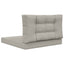 Udendørs Sofa Pude 2 pcs Grå Polyester