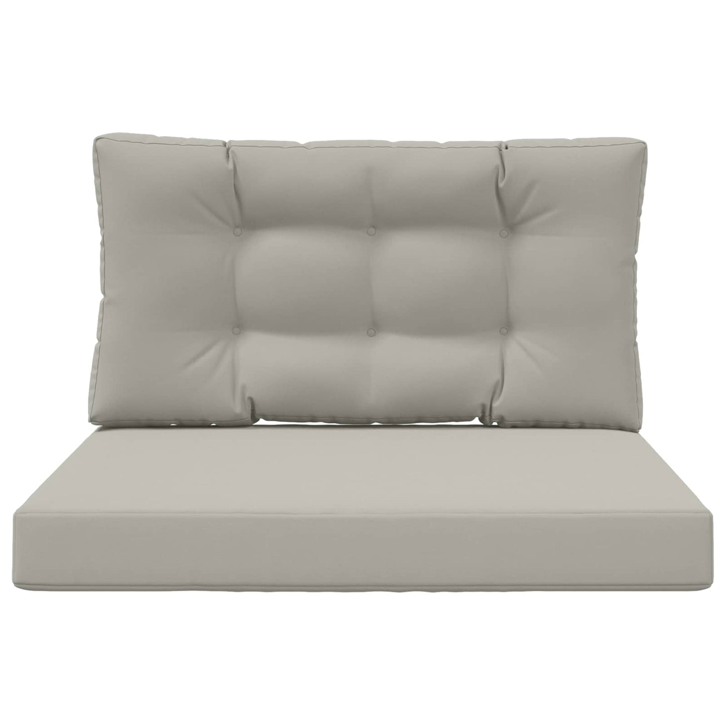 Udendørs Sofa Pude 2 pcs Grå Polyester