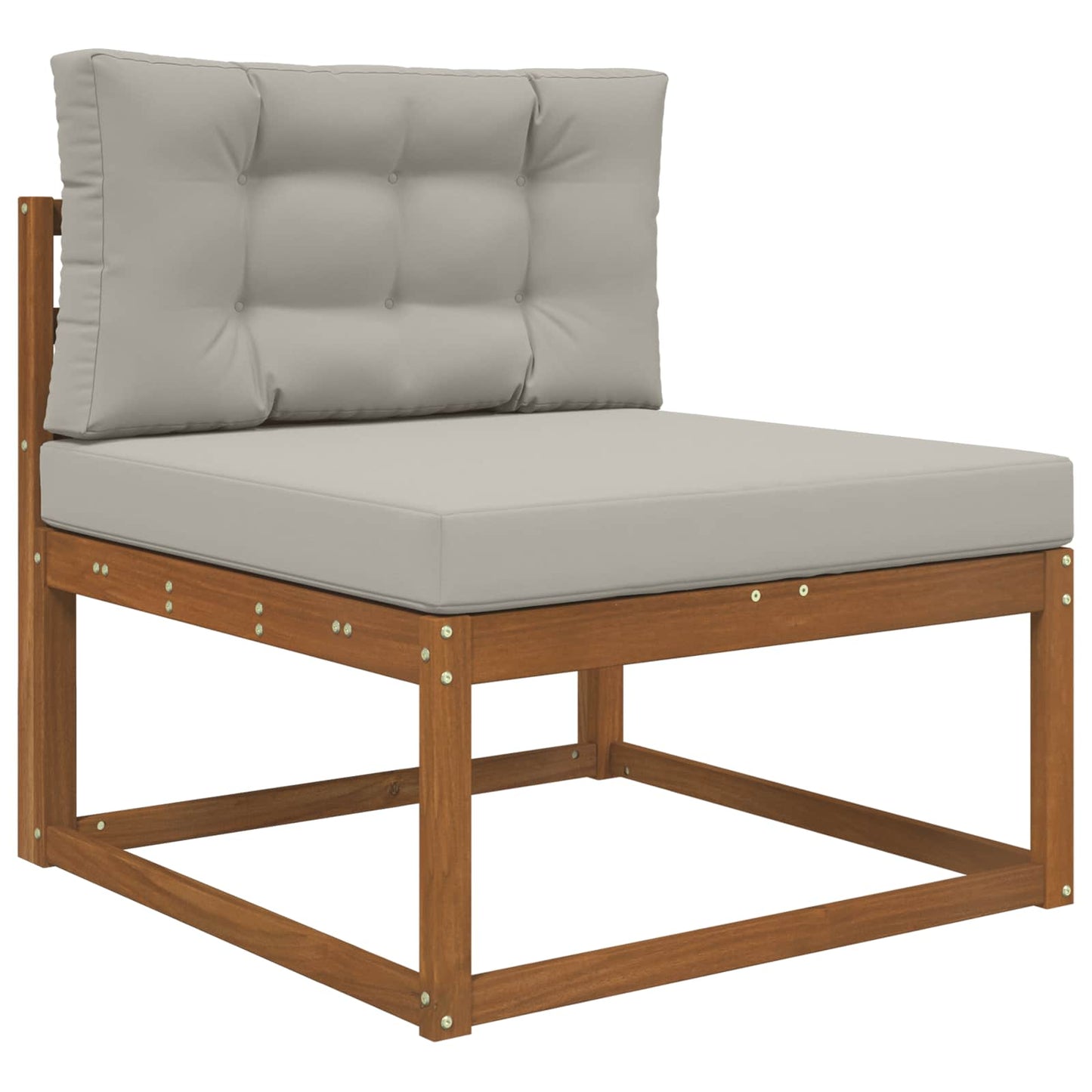 Udendørs Sofa Pude 2 pcs Grå Polyester