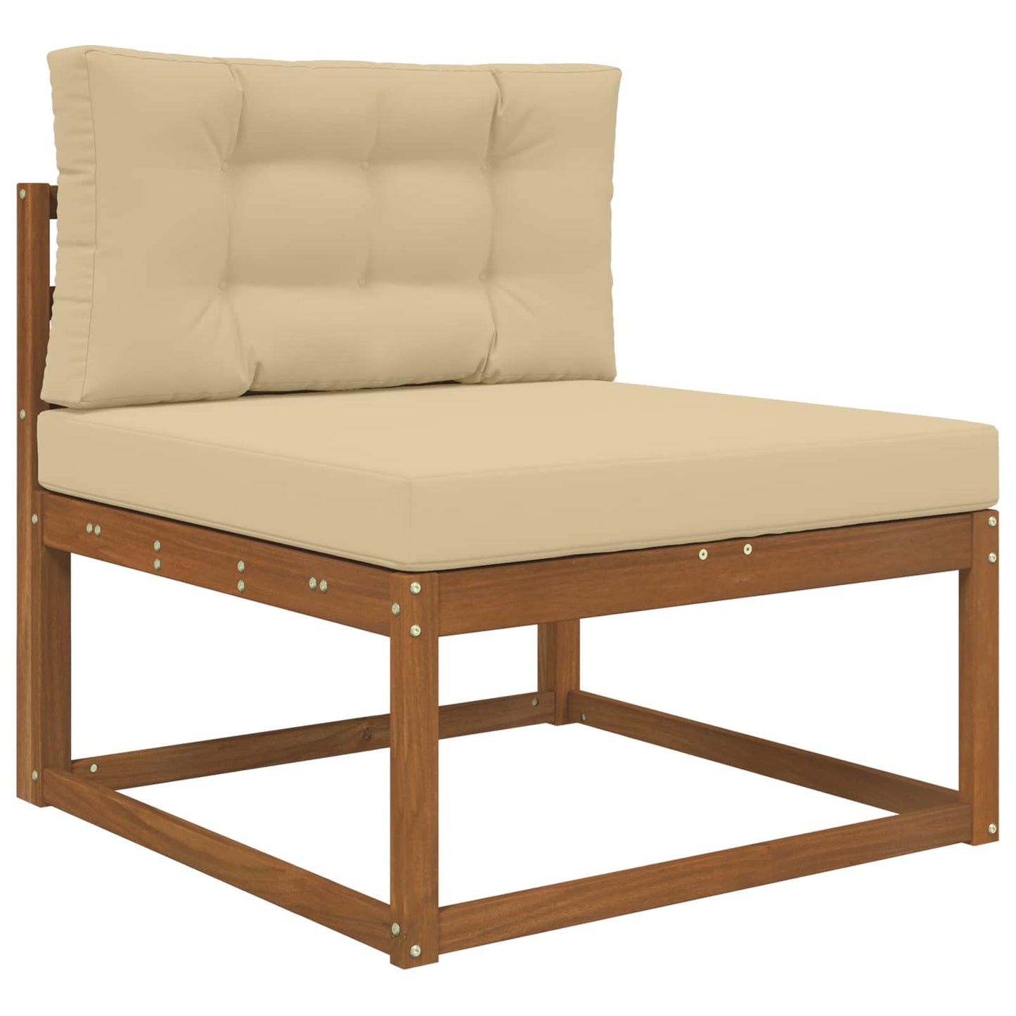 Udendørs Sofa Pude 2 pcs Beige Polyester