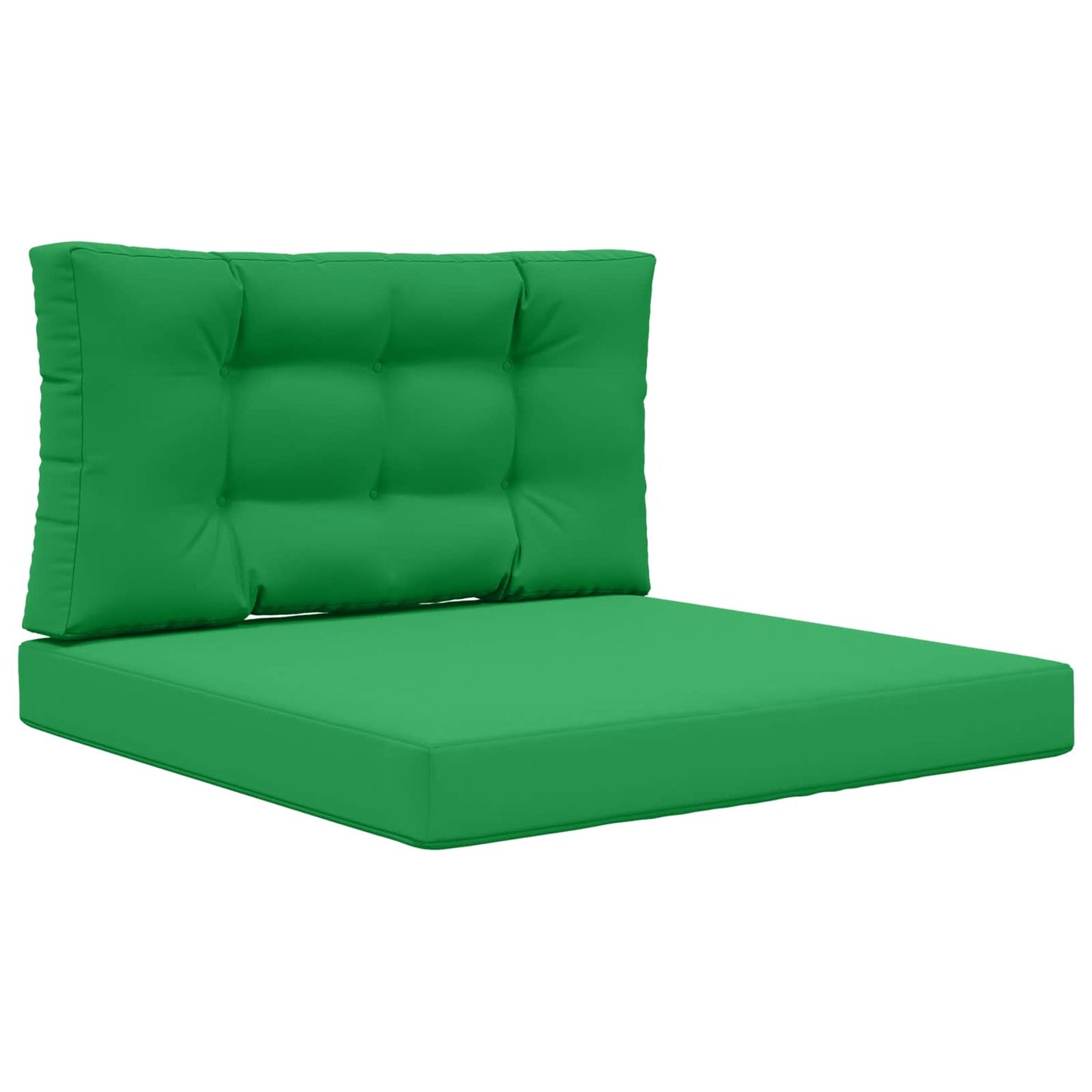 Udendørs Sofa Pude 2 pcs Grøn Polyester