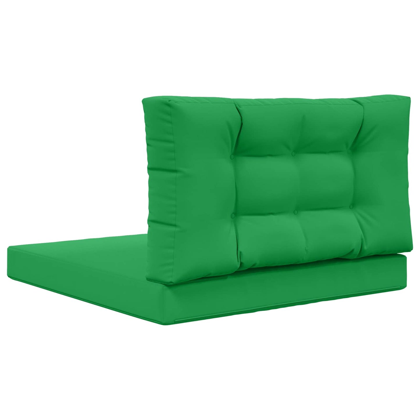 Udendørs Sofa Pude 2 pcs Grøn Polyester