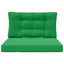 Udendørs Sofa Pude 2 pcs Grøn Polyester