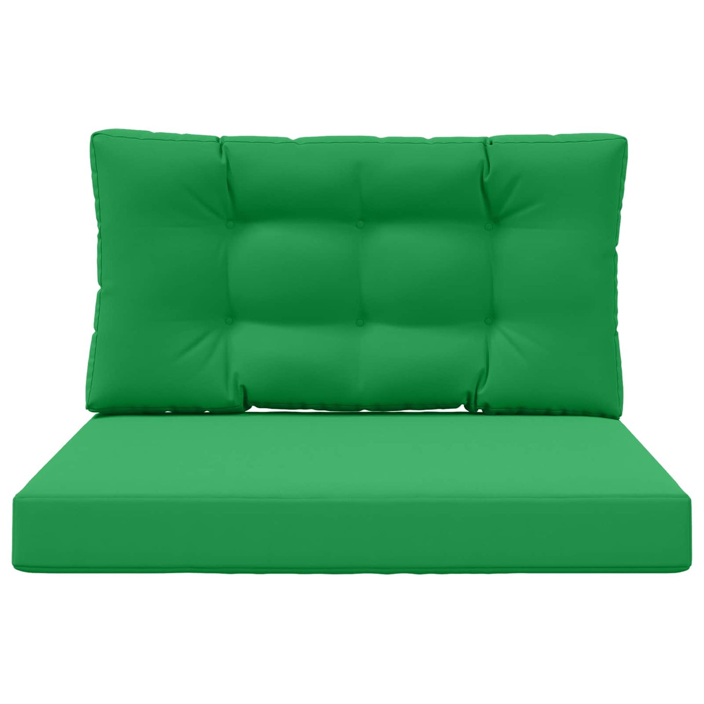 Udendørs Sofa Pude 2 pcs Grøn Polyester