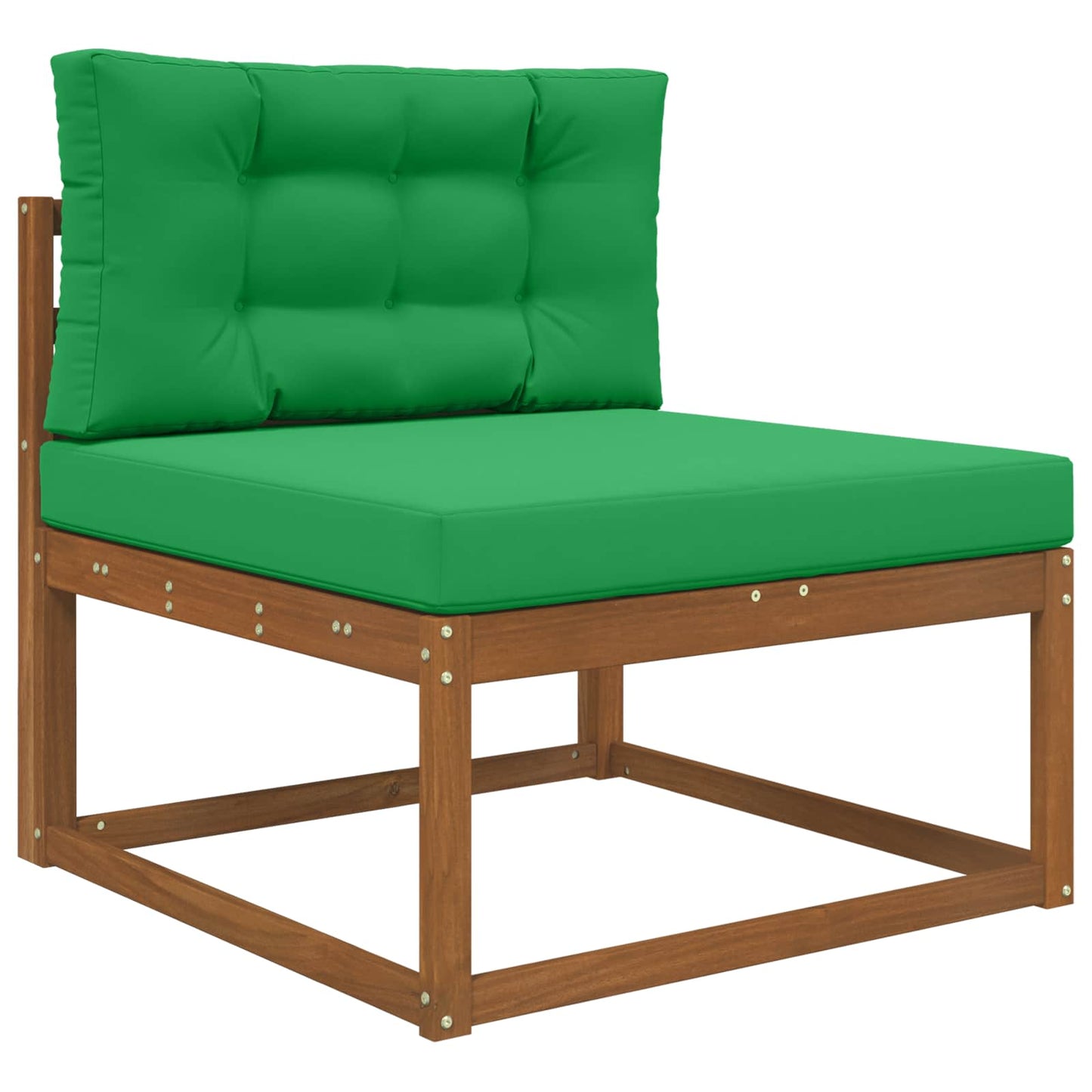 Udendørs Sofa Pude 2 pcs Grøn Polyester