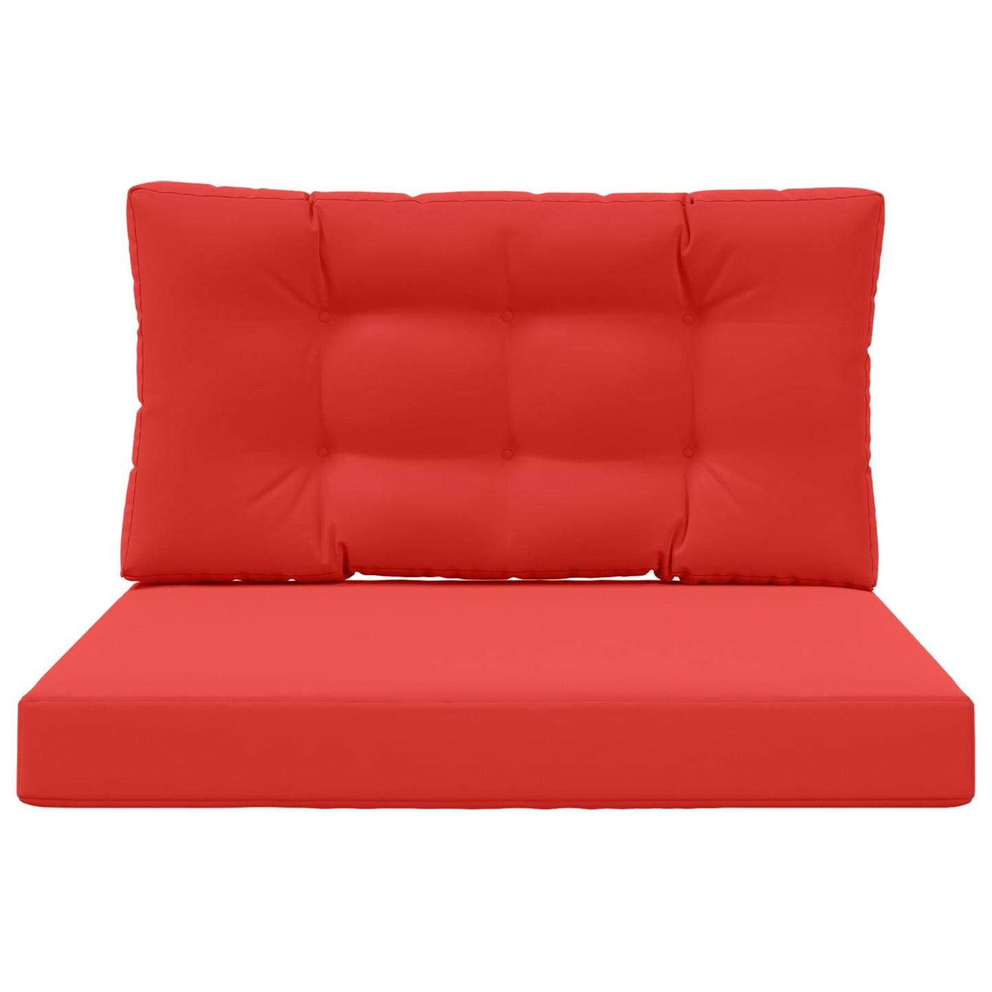 Udendørs Sofa Pude 2 pcs Rød Polyester