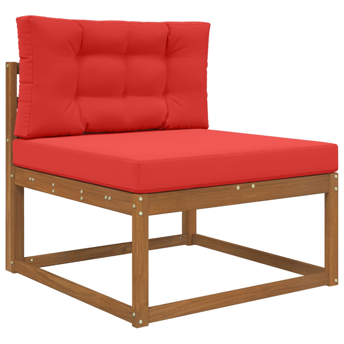 Udendørs Sofa Pude 2 pcs Rød Polyester