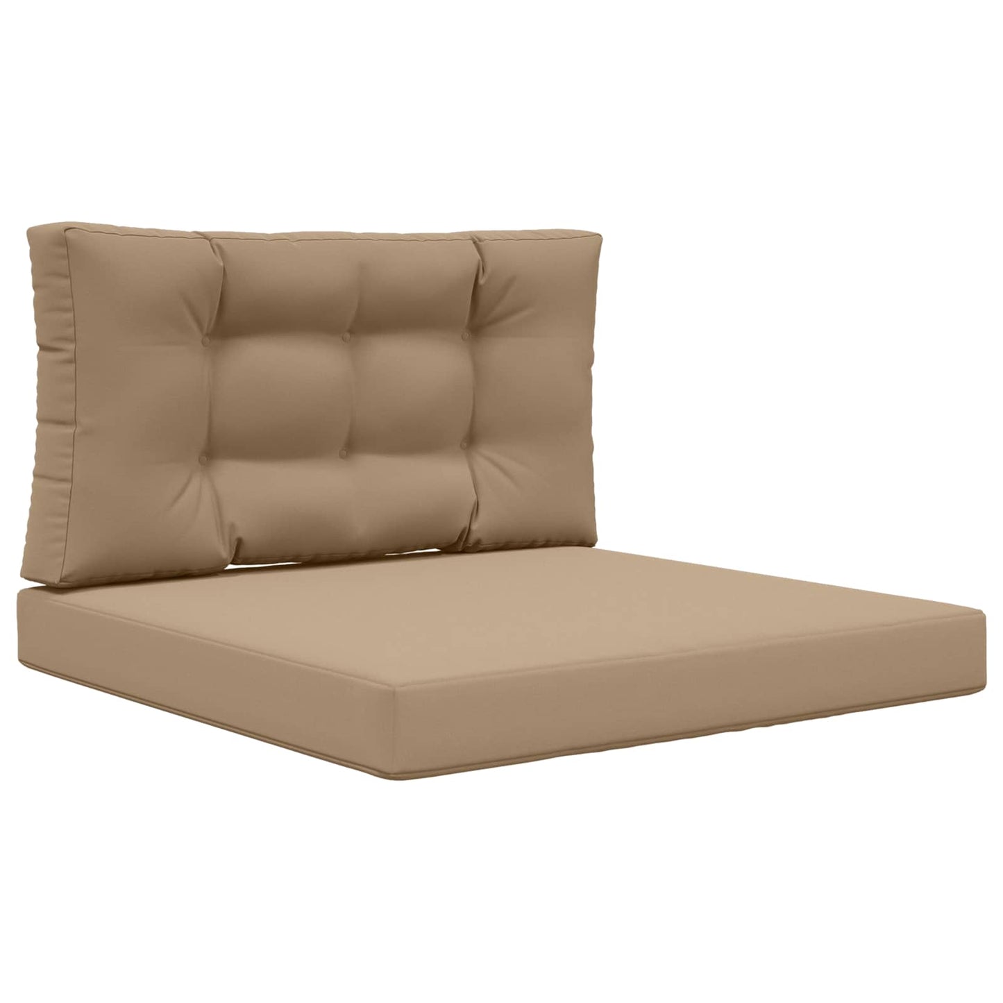 Udendørs Sofa Pude 2 pcs Gråbrun Polyester