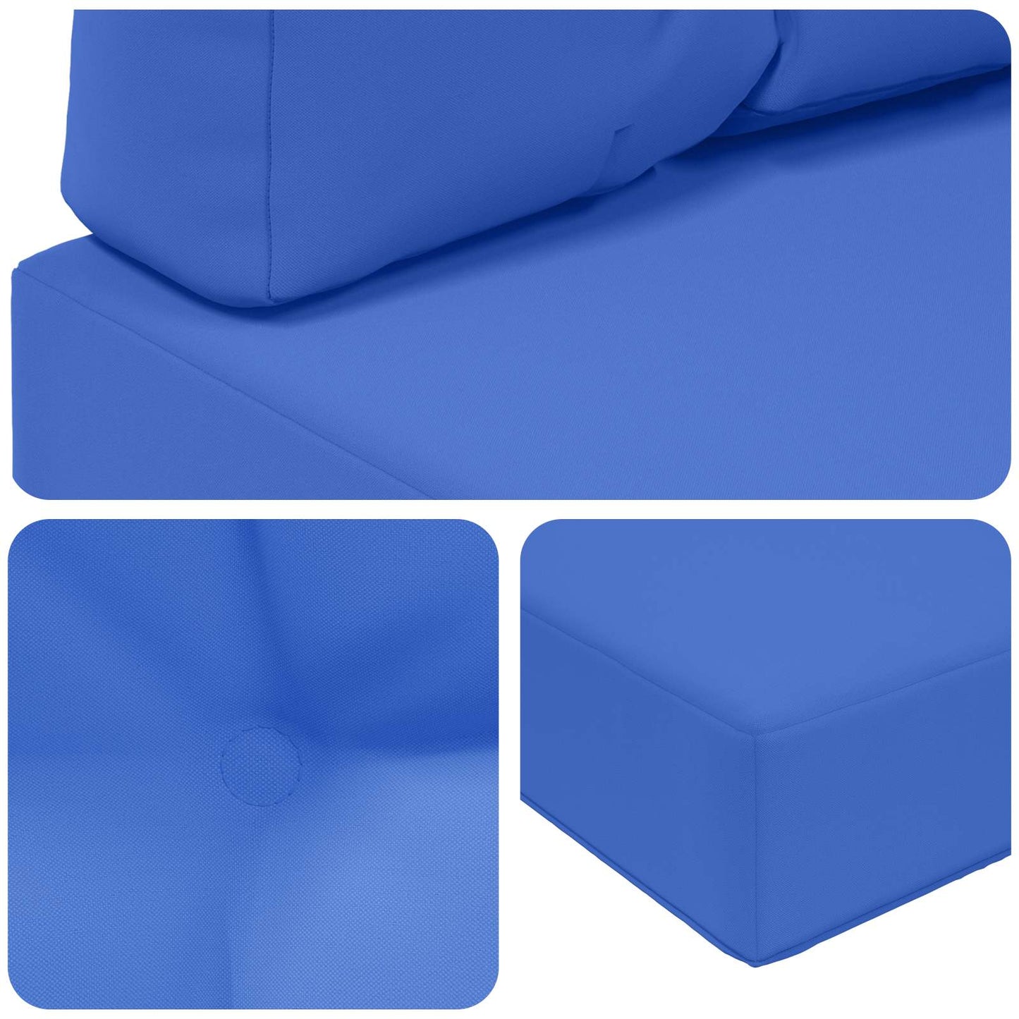 Udendørs Sofa Pude 2 pcs Kongelig blå Polyester