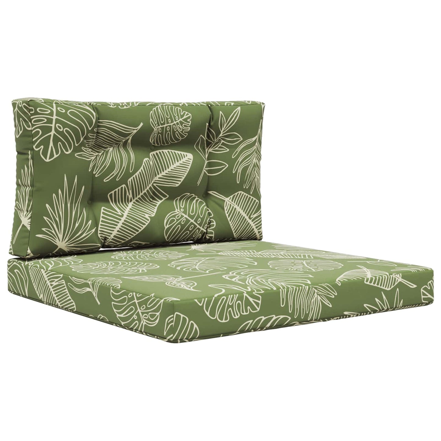 Udendørs Sofa Pude 2 pcs Bladdesign Polyester