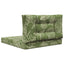 Udendørs Sofa Pude 2 pcs Bladdesign Polyester