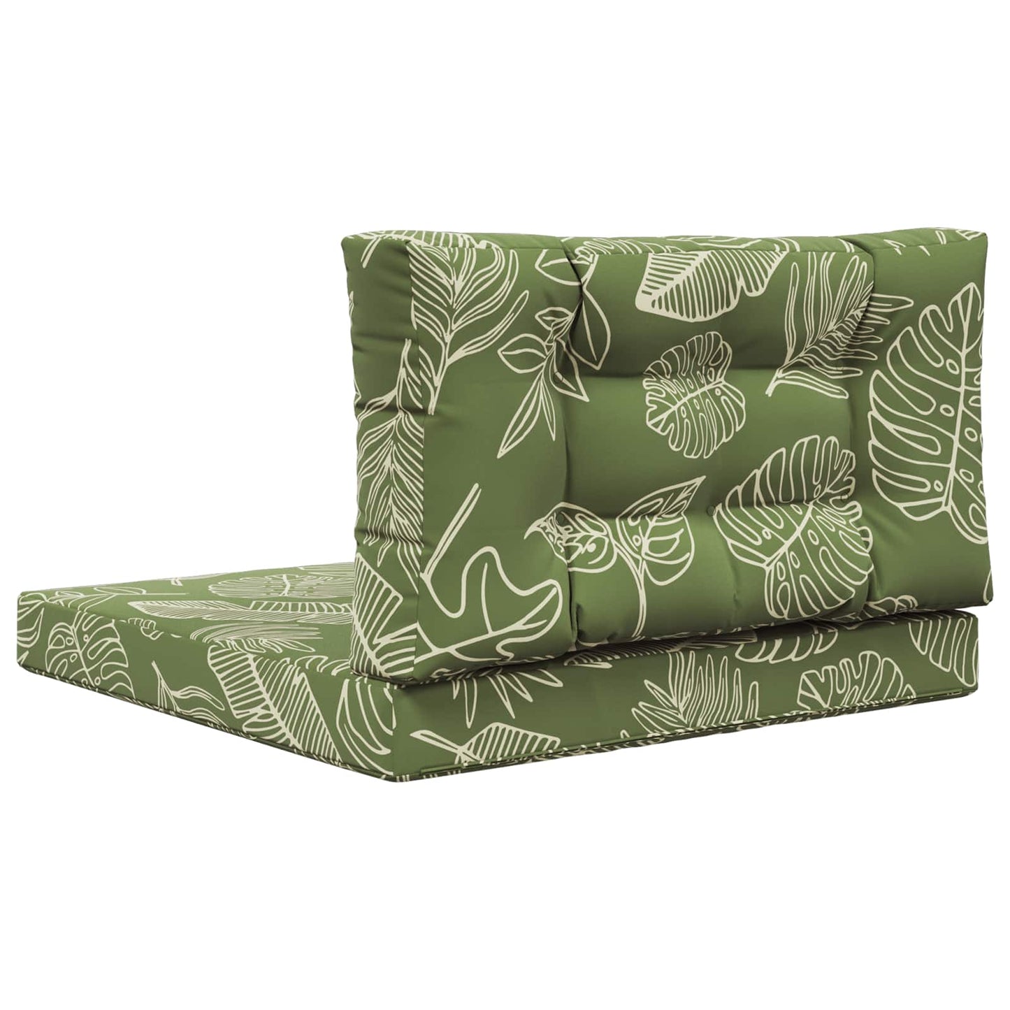 Udendørs Sofa Pude 2 pcs Bladdesign Polyester