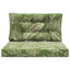 Udendørs Sofa Pude 2 pcs Bladdesign Polyester