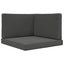 Udendørs Sofa Pude 3 pcs Antracit Polyester