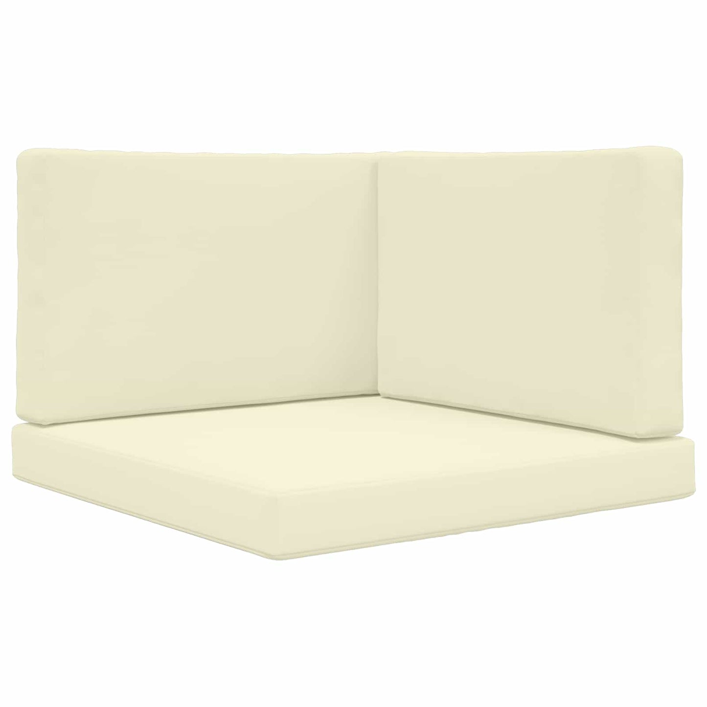 Udendørs Sofa Pude 3 pcs Creme Polyester