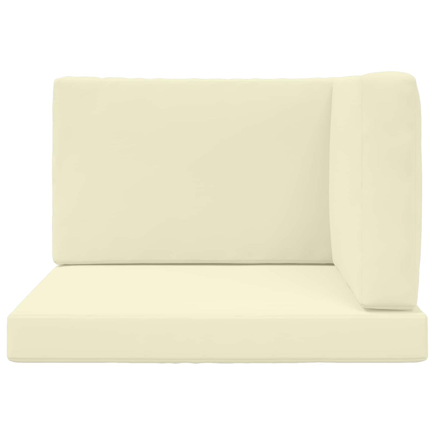 Udendørs Sofa Pude 3 pcs Creme Polyester