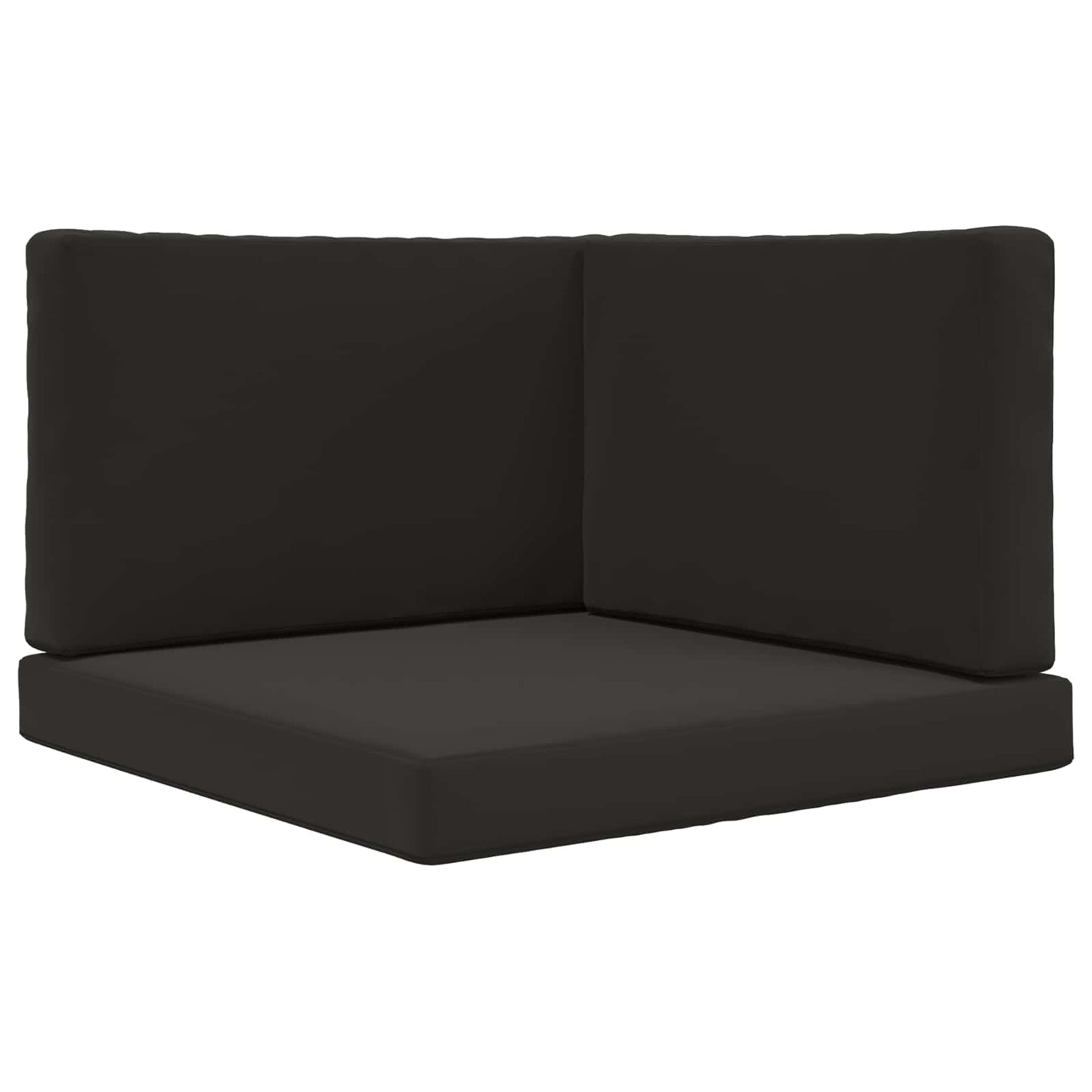 Udendørs Sofa Pude 3 pcs Sort Polyester