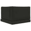Udendørs Sofa Pude 3 pcs Sort Polyester