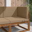 Udendørs Sofa Pude 3 pcs Gråbrun Polyester