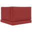 Udendørs Sofa Pude 3 pcs Vinrød Polyester