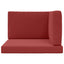 Udendørs Sofa Pude 3 pcs Vinrød Polyester
