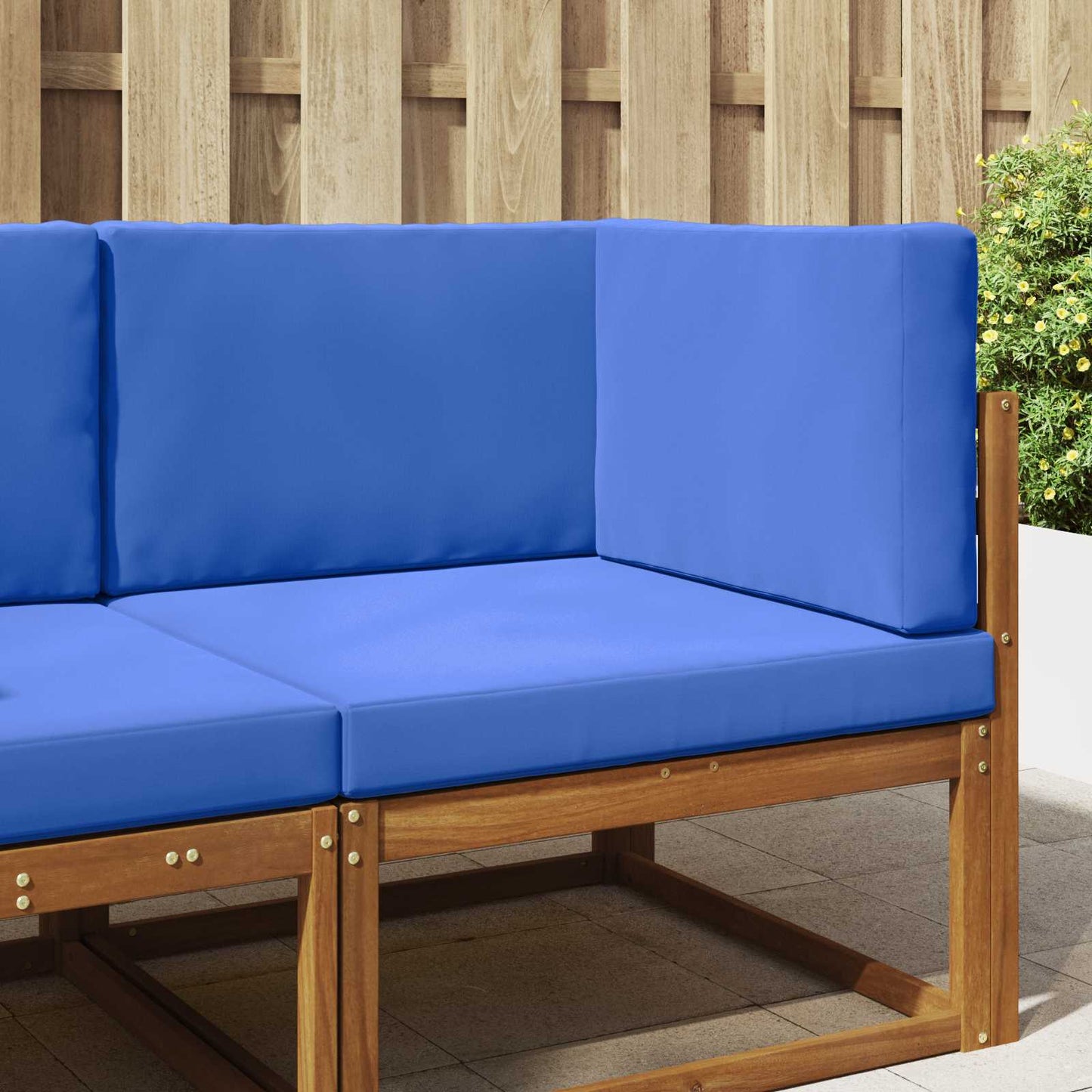 Udendørs Sofa Pude 3 pcs Kongelig blå Polyester