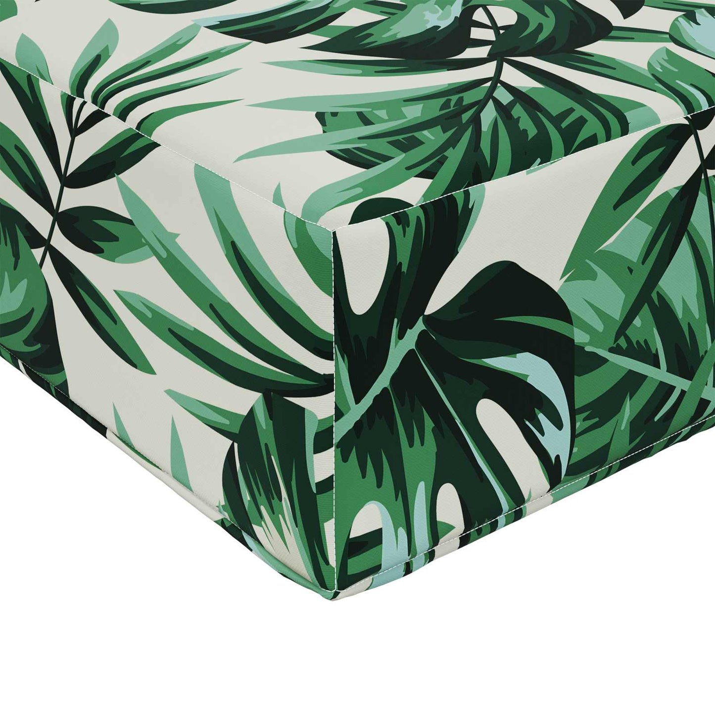 Udendørs Sofa Pude 3 pcs Bladmønster Polyester