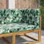 Udendørs Sofa Pude 3 pcs Bladmønster Polyester