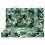 Udendørs Sofa Pude 3 pcs Bladmønster Polyester