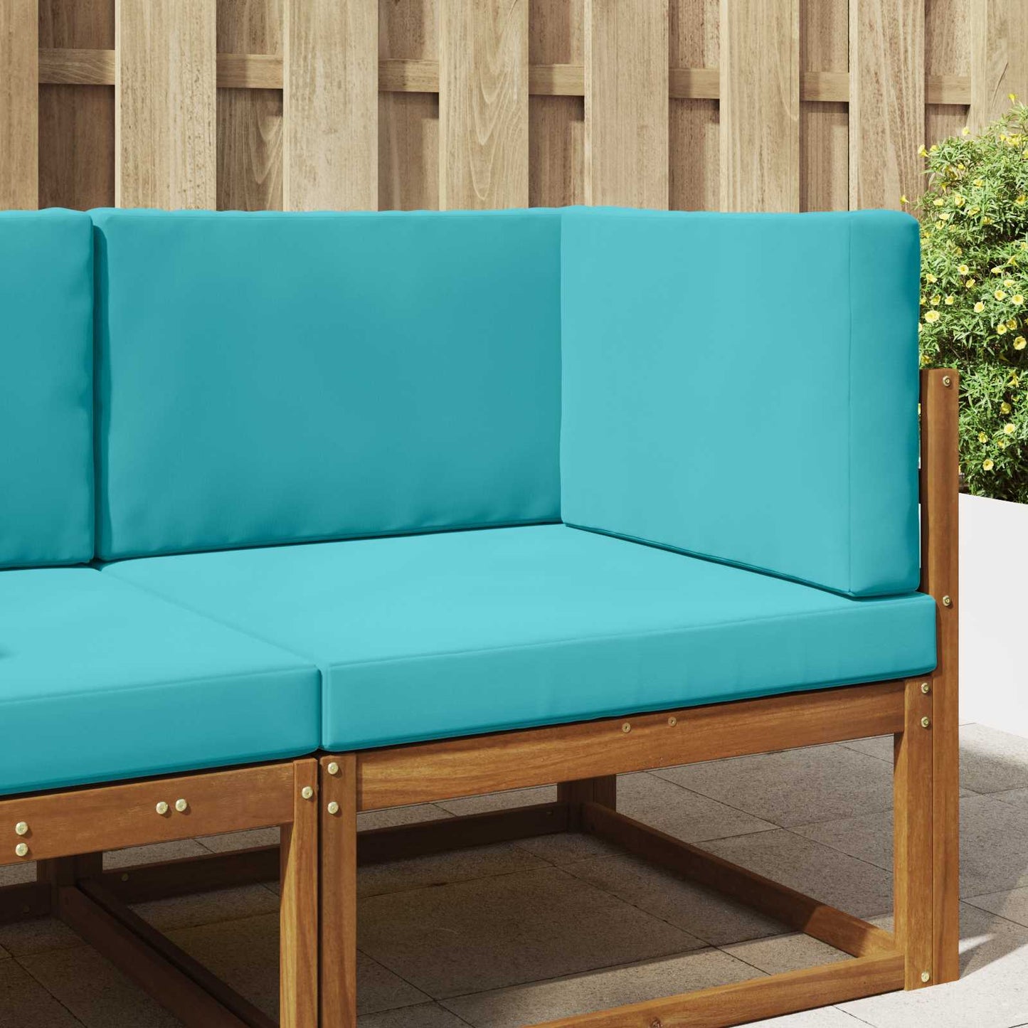 Udendørs Sofa Pude 3 pcs Turkis Polyester